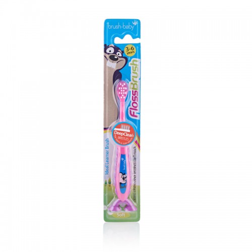 Brush-Baby New FlossBrush 6+ years (Purple/ Pink/ Blue/ Yellow) Brush-Baby New FlossBrush 6+ years (Purple/ Pink/ Blue/ Yellow)